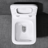 glasvilla Sanitari Bagno Sospeso in Ceramica Sanitari Bagno con Soft Close WC Sospeso Montaggio a Parete