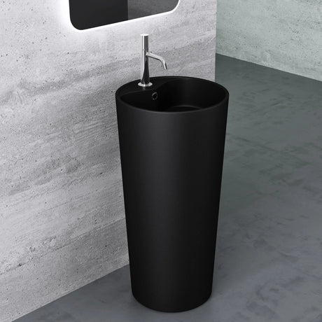 Lavabo a colonna Glasvilla Design in ghisa minerale Lavabo a colonna Lavabo a colonna Zona lavabo Col35