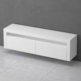 glasvilla Mobile TV per Televisore 160x40x46cm Armadietto per TV con 2 Ante Armadietto Basso Soft-close per Soggiorno, Sala da Pranzo, Camera da Letto Fernsehschrank01