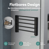 glasvolla Mensola Pieghevole per Lavatrice 41x25cm, Mensola Magnetica Lavatrice in Acciaio al Carbonio, Mensola da Parete Multifunzionale per Bagno e Cucina Folda-01