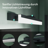 lampada da specchio glasvilla 40cm lampada da bagno a LED | Lampada da specchio, lampada da bagno 6000K | Luxaris 9W girevole a 180° 