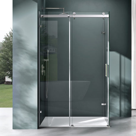 glasvilla Box doccia Angolare in Vetro Cabina Bagno in Vetro ESG 8 mm ad Apertura Scorrevole Box Cabina Doccia con Rivestimento NANO Rav17-2K