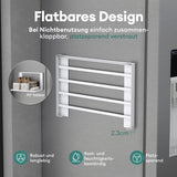 glasvolla Mensola Pieghevole per Lavatrice 41x25cm, Mensola Magnetica Lavatrice in Acciaio al Carbonio, Mensola da Parete Multifunzionale per Bagno e Cucina Folda-01