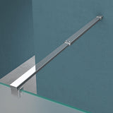 glasvilla Box Doccia Walk-In in Vetro 10mm Parete Doccia in Vetro di Sicurezza ESG con Rivestimento Nano BRAM1 & BRAM3 Bremen2VS