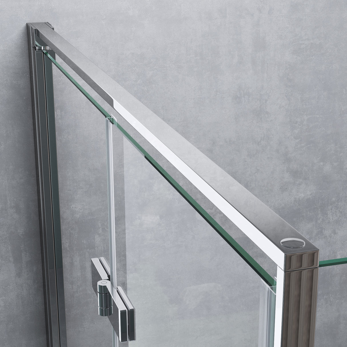 Box doccia Galsvilla in vetro di sicurezza temperato da 8 mm con rivestimento nanometrico, meccanismo di sollevamento e abbassamento Rav37-Plus