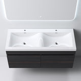 glasvilla Mobile Bagno Sospeso Mobili da Bagno con Lavabo da Marmo fuso, Botanica