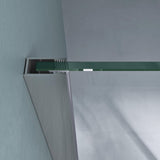 glasvilla Box Doccia in Vetro 8 mm Cabina Bagno Cromo e Nero con Porte Girevole Cabina Doccia in Vetro di Sicurezza ESG con Rivestimento Nano Ravenna66K