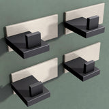 Glasvilla Design – Ganchos de pared de acero inoxidable Stalo-06 / Stalo-07 con montaje adhesivo o atornillado
