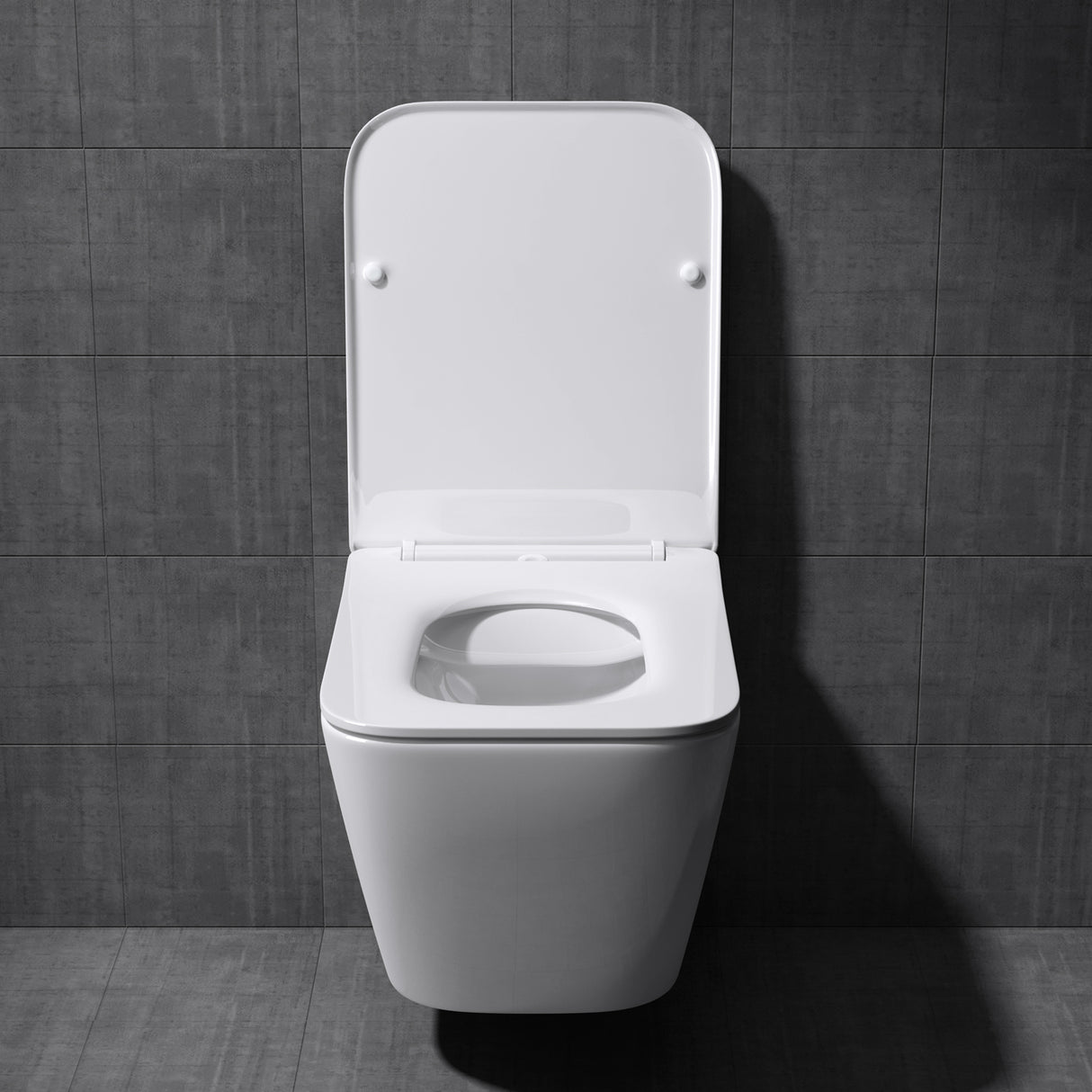 glasvilla Sanitari Bagno Sospeso in Ceramica Sanitari Bagno con Soft Close WC Sospeso Montaggio a Parete