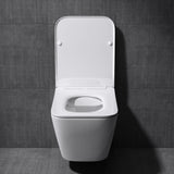 glasvilla Sanitari Bagno Sospeso in Ceramica Sanitari Bagno con Soft Close WC Sospeso Montaggio a Parete