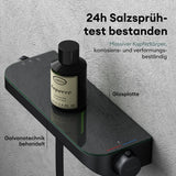 glasvilla Termostato Grifo de Bañera con Ducha de Mano Grifo de Bañera Termostato de Bañera 4 Tipos de Chorro Grifo de Pared para Bañera de Latón incl. Manguera de Ducha Sistema de Ducha8