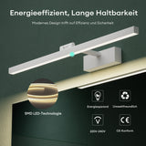 lampada da specchio a LED per bagno Glasvilla | Lampada da specchio, lampada da bagno 4000K | Ruotabile di 180°, 9W, radiosamente bello 
