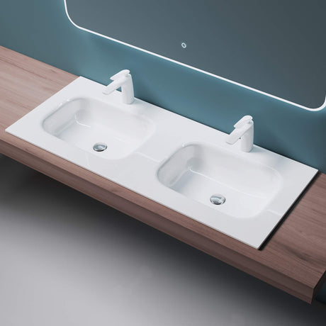 Glasvilla Lavabo da Incasso Fuso Lavabo Sottopiano Lavandino Bagno da Marmo Fuso Rettangolare Colossum 04
