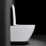 glasvilla Sanitari Bagno Sospeso in Ceramica Sanitari Bagno con Soft Close WC Sospeso Montaggio a Parete