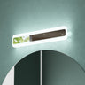 lampada da specchio a LED per bagno Glasvilla | Lampada da specchio, lampada da bagno 3000K-6000K | Lampada da trucco dimmerabile a 3 colori da 14 W LumaRay 