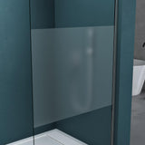 glasvilla Box Doccia Walk-In Due Lati Fissi, Parete Doccia in Vetro Trasparente 8mm di Sicurezza ESG con Rivestimento Nano, Cabina Doccia Bremen01K/MS-T