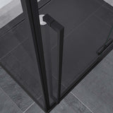 glasvilla Box Doccia in Vetro Trasparente 6mm Box Cabina Doccia in Cristallo di Sicurezza ESG con Rivestimento Nano Rav64K
