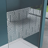 glasvilla Box Doccia Walk-In Parete Doccia in Vetro 10mm di Sicurezza ESG con Rivestimento Nano Braccio di Sostegno BRAM1&3 Bremen2DM