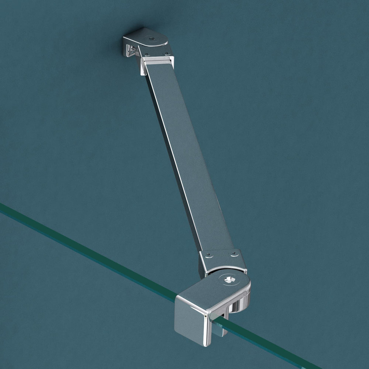 glasvilla Box Doccia in Vetro Trasparente a Forma U Cabina Doccia con Porte Doppie, Box Doccia in Vetro di ESG Ravenna66UK