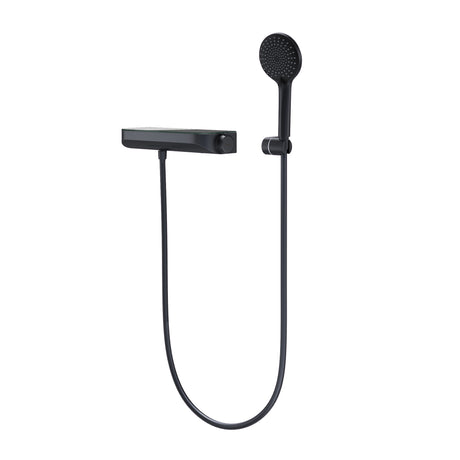 glasvilla Termostato Grifo de Bañera con Ducha de Mano Grifo de Bañera Termostato de Bañera 4 Tipos de Chorro Grifo de Pared para Bañera de Latón incl. Manguera de Ducha Sistema de Ducha8