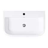glasvilla Lavabo da appoggio 81X49X18cm Lavandino Bagno in Ceramica Nano Rivestimenti inclusi Bianco Brüssel5021