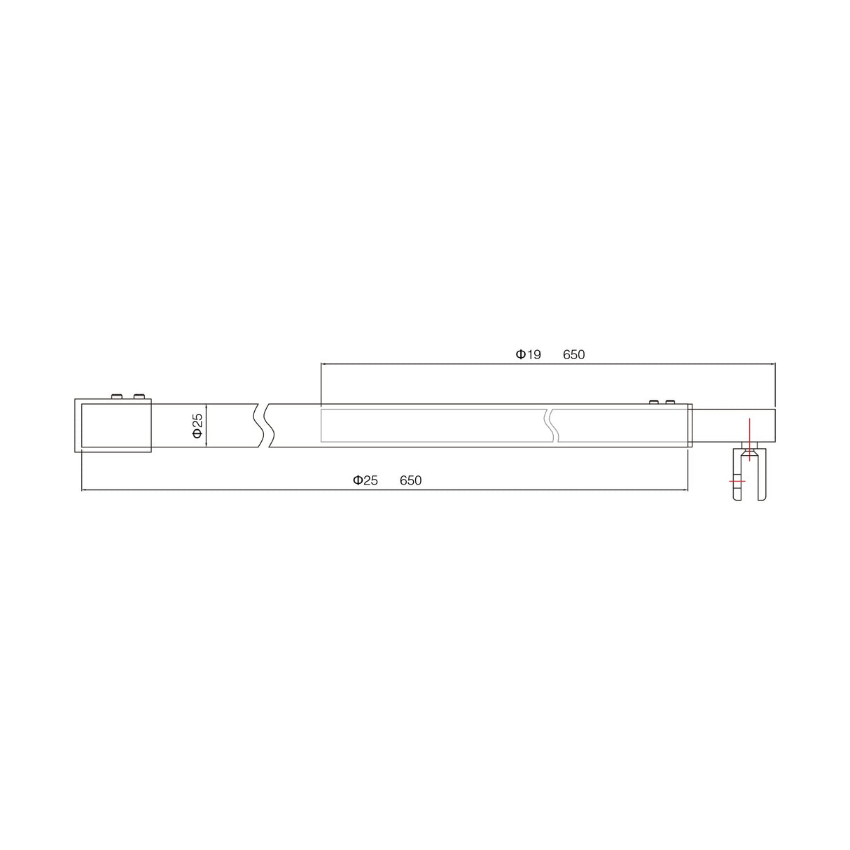 Maniglione di sostegno Glasvilla per doccia, parete divisoria per doccia, parete in vetro per doccia | Stabilizzatore per doccia walk-in | Rotazione a 180° per spessori del vetro da 6 a 10 mm