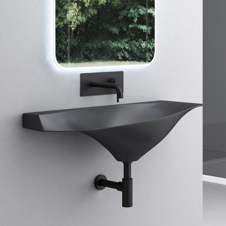 raccordo di scarico Glasvilla per lavabo e mobile sottolavabo, sifone antiodore, materiale: ottone, filettatura di collegamento