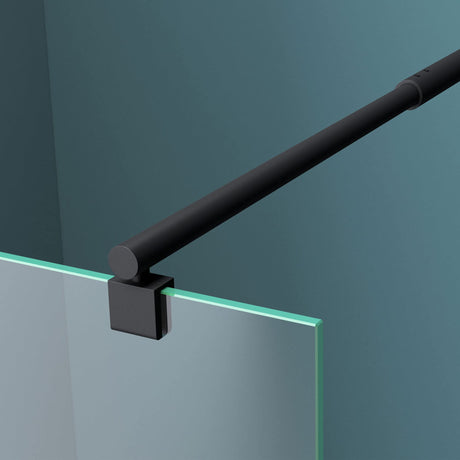 Maniglione di sostegno Glasvilla per doccia, parete divisoria per doccia, parete in vetro per doccia | Stabilizzatore per doccia walk-in | Rotazione a 180° per spessori del vetro da 6 a 10 mm