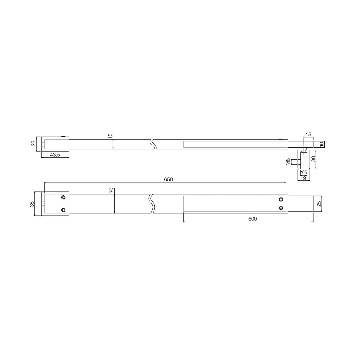 Maniglione di sostegno Glasvilla per doccia, parete divisoria per doccia, parete in vetro per doccia | Stabilizzatore per doccia walk-in | Rotazione a 180° per spessori del vetro da 6 a 10 mm