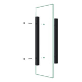 maniglia per porta Glasvilla, pomello per porta della stanza, maniglia per porta della doccia, maniglia a barra, maniglie per porte in vetro, maniglia a tirare
