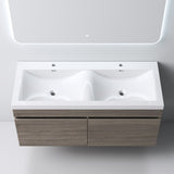 glasvilla Mobile Bagno Sospeso Mobili da Bagno con Lavabo da Marmo fuso, Botanica