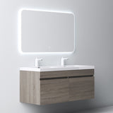 glasvilla Mobile Bagno Sospeso Mobili da Bagno con Lavabo da Marmo fuso, Botanica
