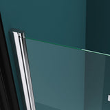 Parete doccia Glasvilla per vasca da bagno, parete per vasca da bagno, parete pieghevole per vasca da bagno, vetro di sicurezza da 6 mm con guarnizione NANO, supporto per vasca da bagno, divisorio per vasca da bagno Cortona116