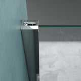 glasvilla Box Doccia in Vetro 6mm Cabina Doccia Angolare con Rivestimento NANO Parete Doccia in Vetro di Sicurezza Ravenna05k-Plus