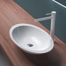 glasvilla Lavabo da Appoggio da Marmo Fuso Lavandino Bagno Ovale Col802