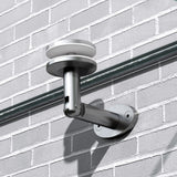 Copertura in vetro Glasvilla, vetro di sicurezza stratificato trasparente con pellicola SGP, supporto a parete in acciaio inox, protezione dalla pioggia, zona d'ingresso VDG02K