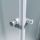 glasvilla Box Doccia con Porte Pieghevole a 180°in Vetro Parzialmente Smerigliato Box Cabina Doccia Angolare con Effetto Loto Ravenna26