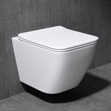 glasvilla Sanitari Bagno Sospeso in Ceramica Sanitari Bagno con Soft Close WC Sospeso Montaggio a Parete