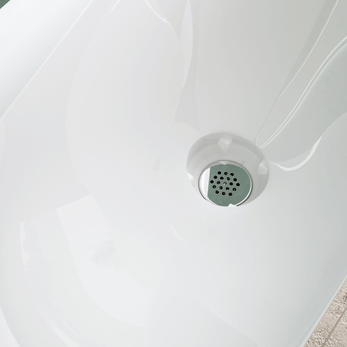 glasvilla Lavabo da Appoggio 60x38x20cm Lavabo Bagno Sospeso Lavandino Bagno Bianco da Minerale fuso con Coperchio di Scarico Col6035