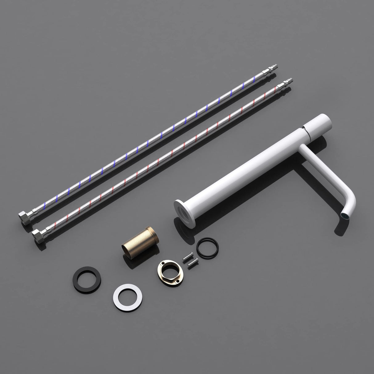 glasvilla Rubinetto Miscelatore per Lavabo Monocomando Rubinetto Bagno per Bidet e Lavandino WAO-7701 
