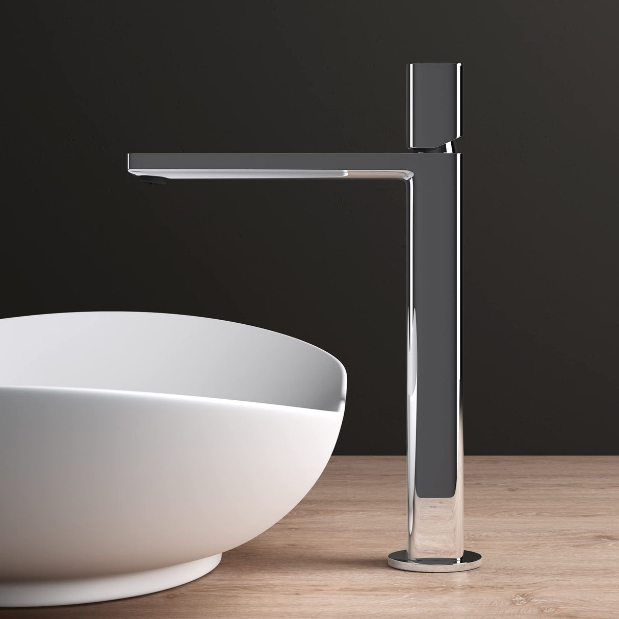 glasvilla Rubinetto Miscelatore per Lavabo Monocomando Rubinetto Bagno per Bidet Lavandino WAO-7901