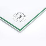 Parete doccia Glasvilla per vasca da bagno, parete vasca pieghevole 180° in vetro di sicurezza con divisorio vasca NANO 90x140cm, supporto vasca Cortona1121