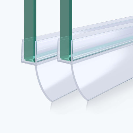 Guarnizione per doccia Glasvilla | Guarnizione per porta doccia, spessore vetro 6 mm - 8 mm | Guarnizione di ricambio per porta doccia, parete doccia dritta