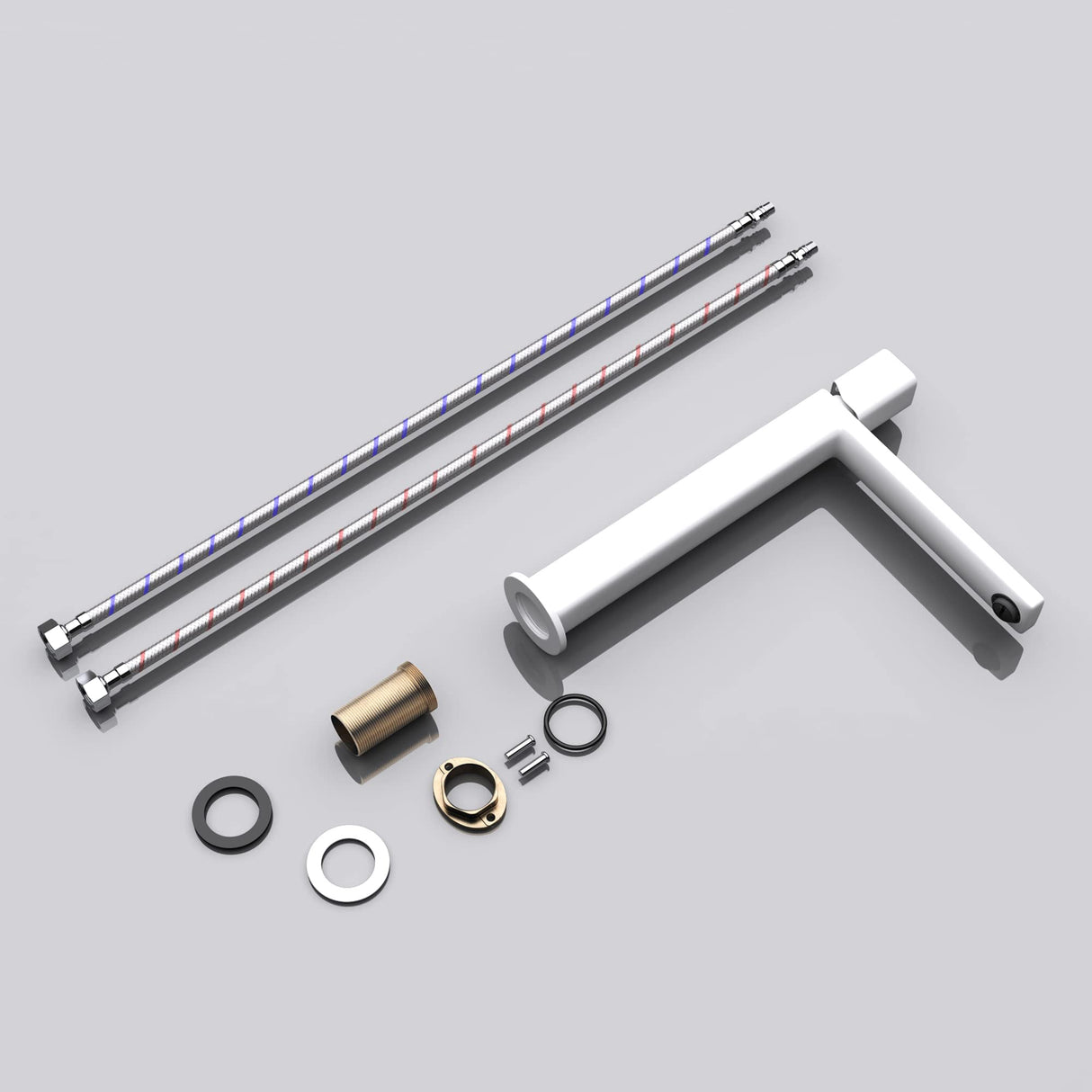 glasvilla Rubinetto Miscelatore per Lavabo Monocomando Rubinetto Bagno per Bidet Lavandino WAO-7901