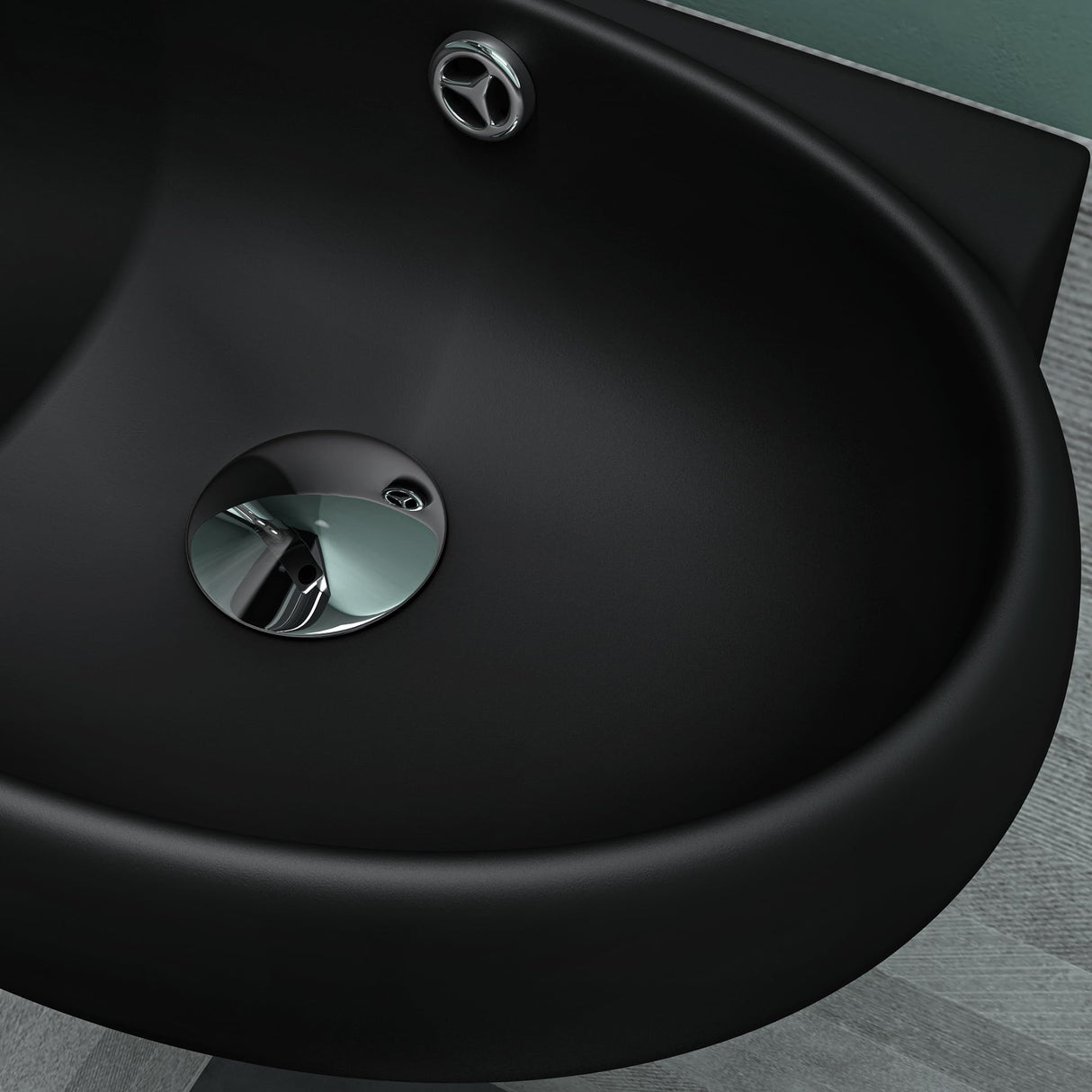glasvilla Lavabo da Appoggio 42X28X15cm Lavabo Bagno Sospeso Lavandino Bagno in Ceramica con Nano Rivestimenti Brüssel001
