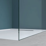 glasvilla Box Doccia Walk-In Parete Doccia in Vetro 10mm di Sicurezza ESG con Rivestimento Nano Braccio di Sostegno BRAM1&3 Bremen2DM