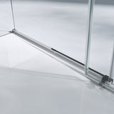 glasvilla Box Doccia in Vetro di Sicurezza ESG da 6 mm Cabina Doccia con Meccanismo di Chiusura Soft Close Box Doccia con Porta Scorrevole Ravenna12K