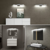 lampada da specchio a LED per bagno Glasvilla | Lampada da specchio, lampada da bagno 6000K | Applique a LED da 14W