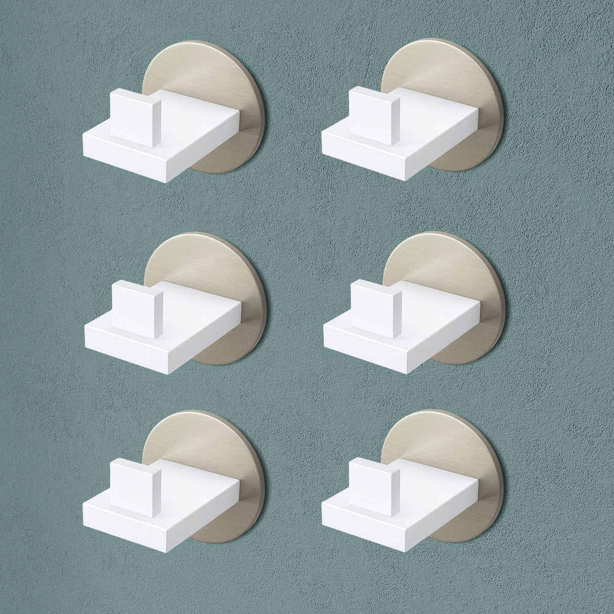 glasvilla Appendiabiti da Parete in Acciaio Inossidabile 304, Attaccapanni da Muro per Camera da Letto, Ingresso, Cucina, Stalo-08+Stalo-09