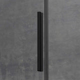 glasvilla Box Doccia in Vetro 6 mm con Porta Scorrevole Cabina Doccia con Meccanismo di Chiusura Soft Close Box Doccia in Vetro di Sicurezza ESG Ravenna12K
